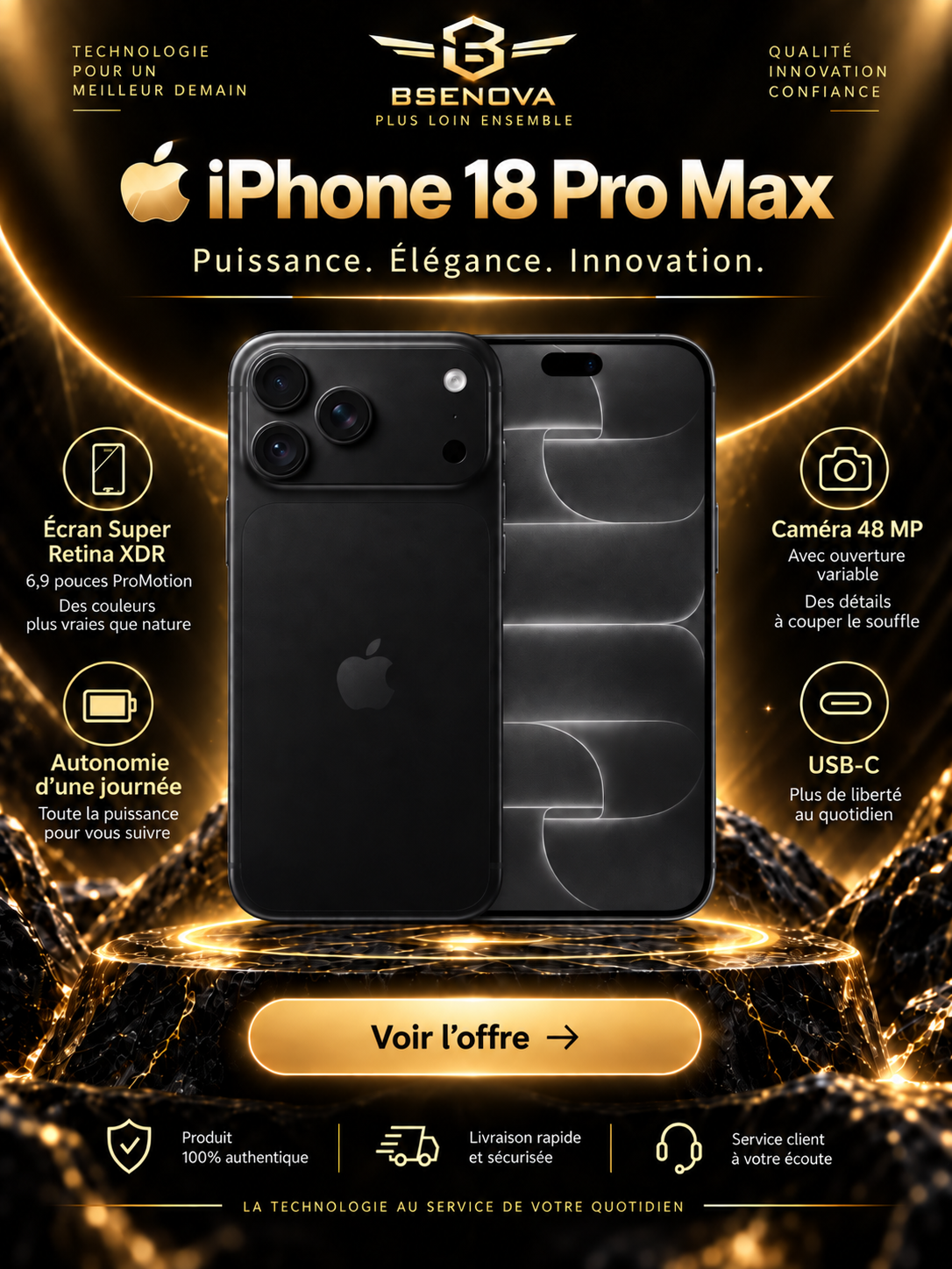 iPhone 18 Pro Max - sélection BSENOVA