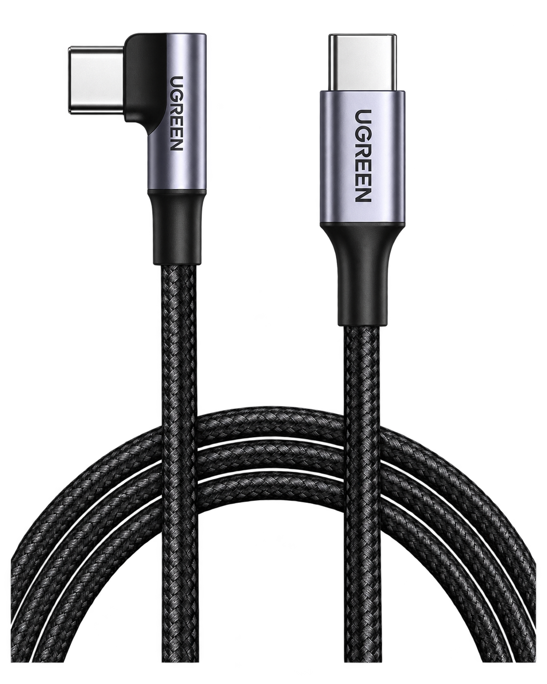 UGREEN Câble USB-C vers USB-C Coudé 100W – 2 m