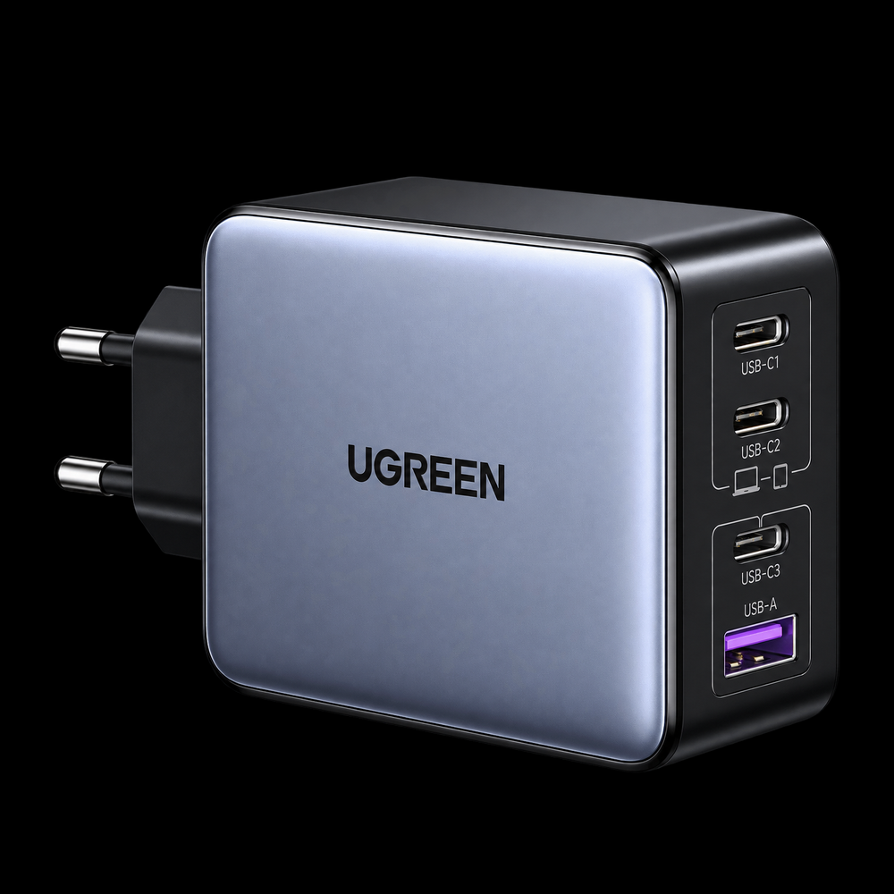 UGREEN Nexode Pro 160W – modèle exact, cadrage agrandi et abaissé